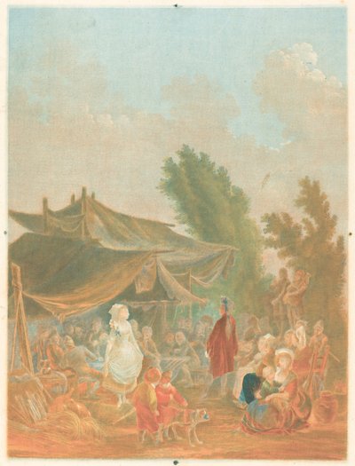 Village Wedding, 1785 by Charles Melchior Descourtis