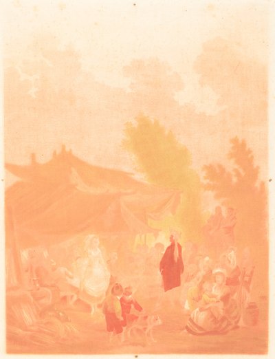 Village Wedding, 1785 by Charles Melchior Descourtis