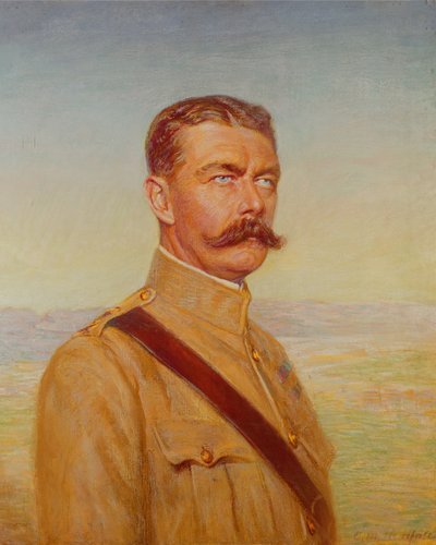 Kitchener of Khartoum by Charles Mendelssohn Horsfall