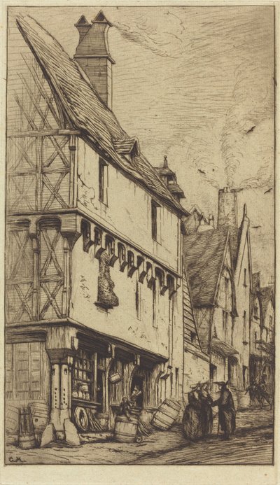 An Old House at Bourges, Sometimes Called the "Musician