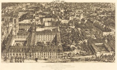 Henry IV College or Napoleon School by Charles Meryon