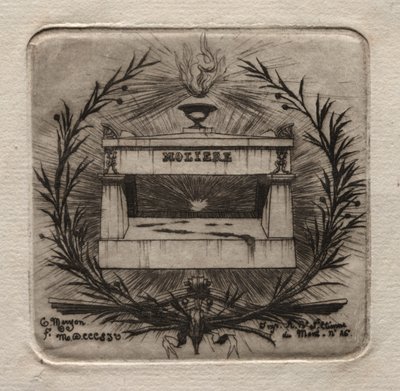 Etchings of Paris: Molière