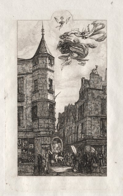 Etchings of Paris: Tourelle, rue de l