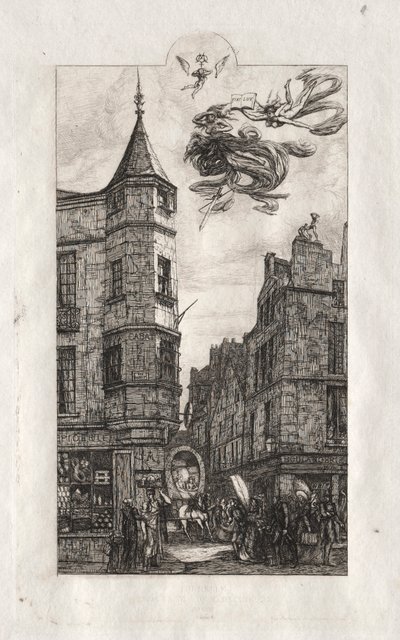 Etchings of Paris: Tourelle, Rue de l