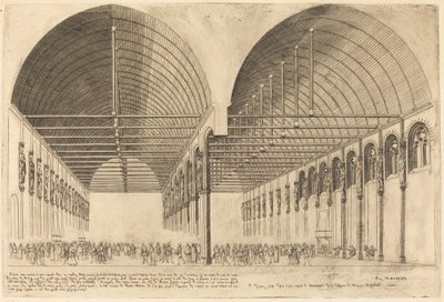 The Antechamber of the Palace of Justice, Paris by Charles Meryon