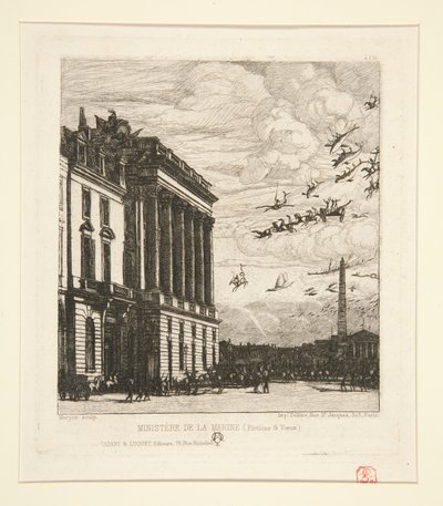 The Department of the Navy by Charles Meryon