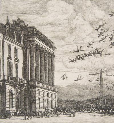 The Admiralty, Paris by Charles Meryon