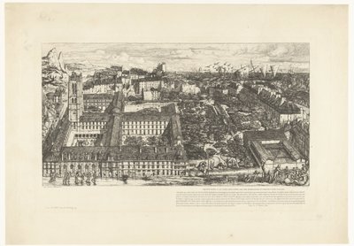 Lyceum Henri IV in Paris by Charles Meryon