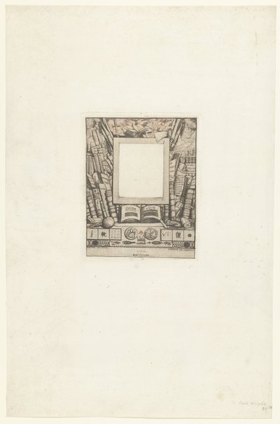 Frame Design for the Portrait of Armand Guéraud by Charles Meryon