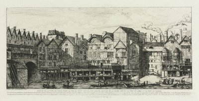 Part of the City of Paris at the End of the Seventeenth Century by Charles Meryon