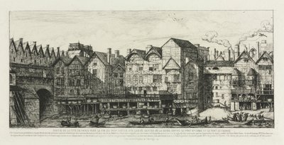 Part of the City of Paris at the End of the Seventeenth Century by Charles Meryon