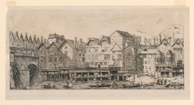 Part of the City towards the End of the 17th Century by Charles Meryon