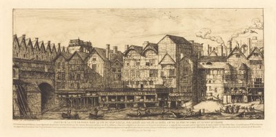 View of the City of Paris Towards the Close of the XVIIth Century by Charles Meryon