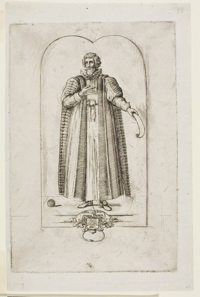 Portrait of François Viète by Charles Meryon