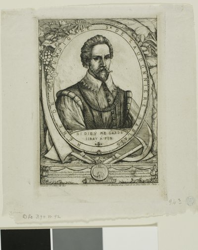 Portrait of René de Laudonnière Sablais (de Burdigale) by Charles Meryon