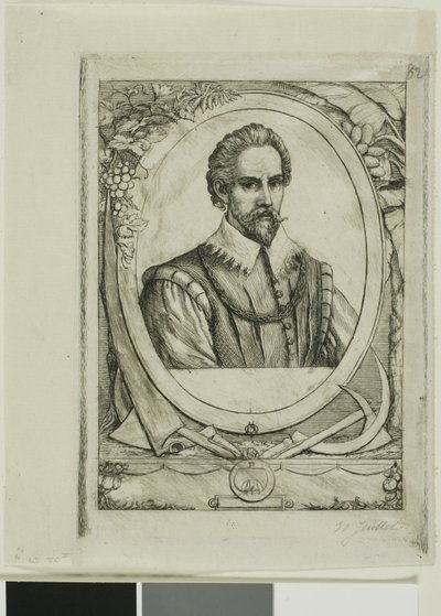 Portrait of René de Laudonnière Sablais (de Burdigale) by Charles Meryon