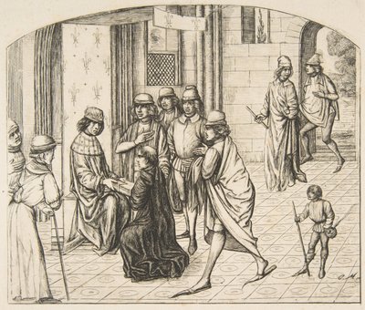 Presentation of Valerius Maximus to King Louis XI by Charles Meryon