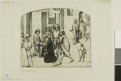 The Printer Valère Maxime being Presented to King Louis XI by Charles Meryon