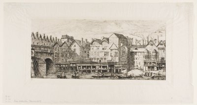 View of Part of the City of Paris toward the Close of the XVII Century by Charles Meryon