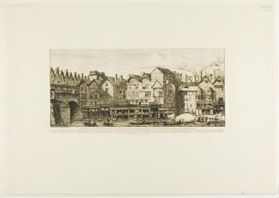 View of Part of the City of Paris toward the Close of the XVII Century by Charles Meryon