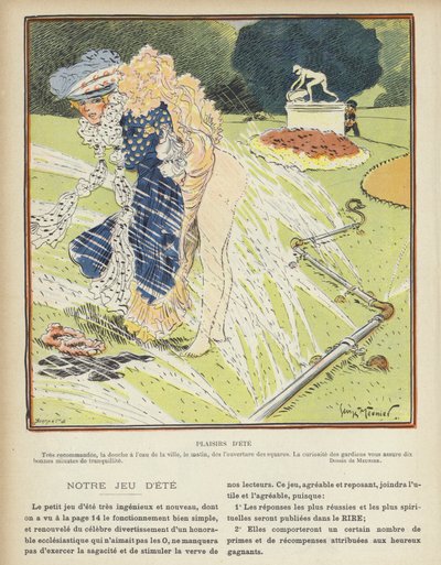 Illustration for Le Rire by Charles Meunier