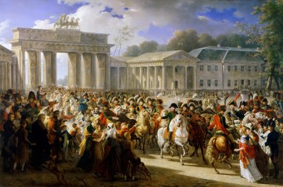 Entry of Napoleon into Berlin by Charles Meynier