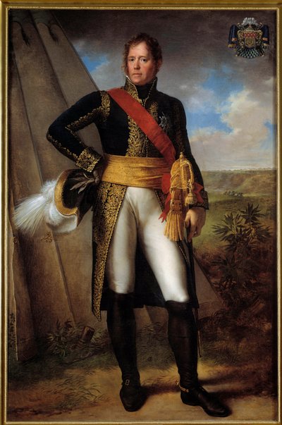 Portrait of Michel Ney (1769-1815), Marshal of the Empire, Prince of the Moskva, Duke of Elchingen by Charles Meynier