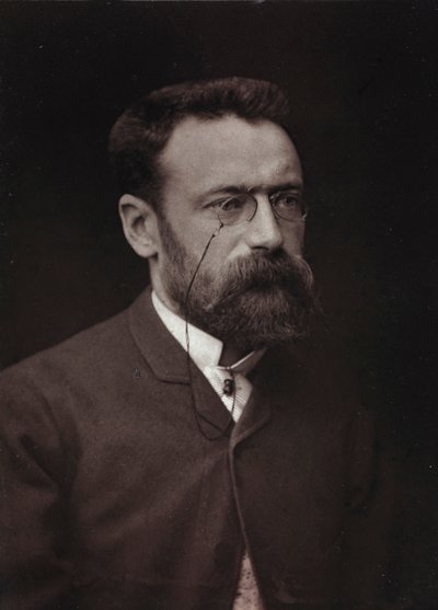 Portrait of the French Painter Paul Tavernier by Charles Michelez