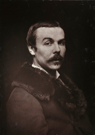 Portrait of the French Painter Albert Bettannier by Charles Michelez
