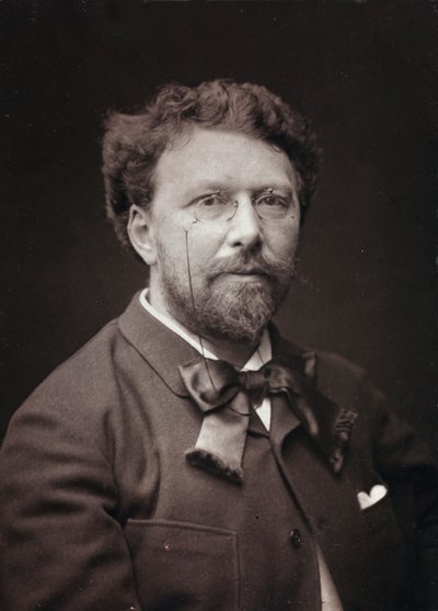 Portrait of the French Painter Alfred-Pierre Joseph Agache by Charles Michelez
