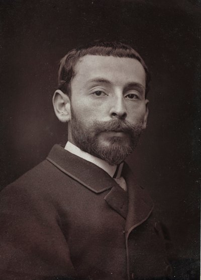 Portrait of the French Painter Alexandre Bloch by Charles Michelez