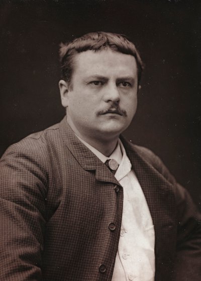 Portrait of the French Painter Royer Lionel by Charles Michelez