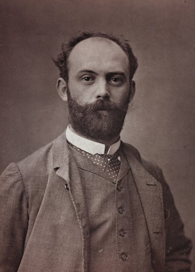 Portrait of the French Painter Ernest Bordes by Charles Michelez