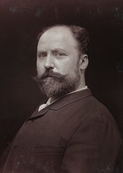 Portrait of the French Painter Paul Grolleron by Charles Michelez