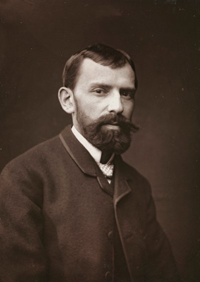 Album Artistique et Biographique, 6th year, Salon 1885; portrait of the French painter Victor Gabriel Gilbert (1847-1933) by Charles Michelez