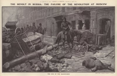 The Revolt in Russia: The Failure of the Revolution at Moscow by Charles Mills (after) Sheldon