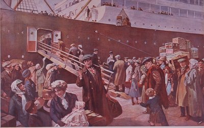 Emigrants Bound for Canada Depart from Liverpool by Charles Mills Sheldon