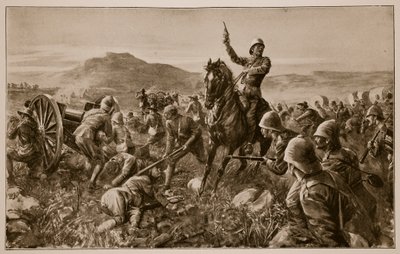 Lord Methuen Rallying His Broken Forces at Tweebosch by Charles Mills Sheldon