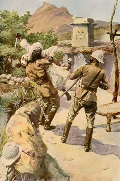Roberts Saved by a Trooper at Bhagwana by Charles Mills Sheldon
