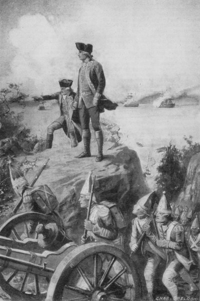 General Wolfe Looking Down on Quebec by Charles Mills after Sheldon