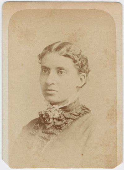Carte de Visite of Lottie Grimke by Charles Milton Bell
