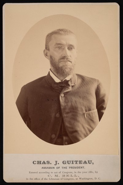 Portrait of Charles Julius Guiteau 1841-1882, July 4, 1881 by Charles Milton Bell