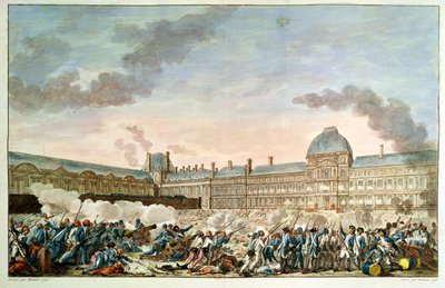 The 10th August 1792, Engraved by Isidore Stanislas Helman (1743-1809) 1792-93 by Charles Monnet