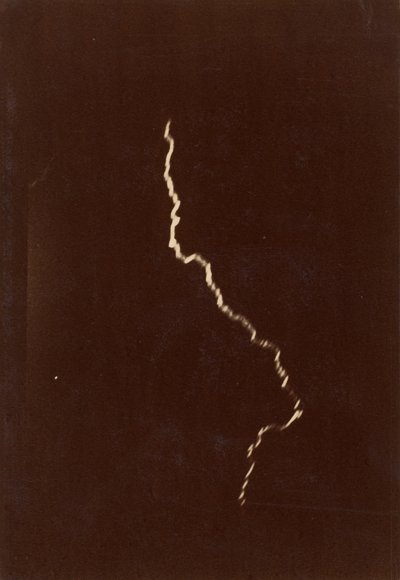 Spiral of Lightning in a Thunderstorm by Charles Moussette