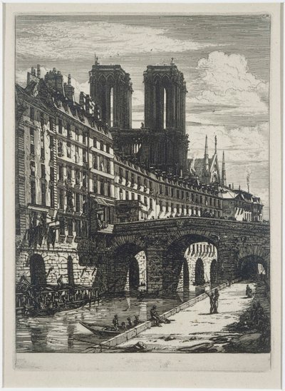 The Little Bridge by Charles Meryon