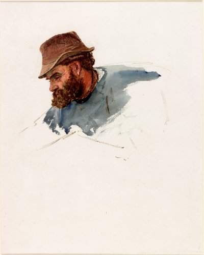 Head of a Fisherman by Charles Napier Hemy