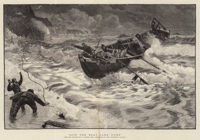 How the Boat came Home by Charles Napier Hemy