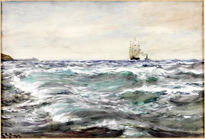 Rough Water on the Bar by Charles Napier Hemy