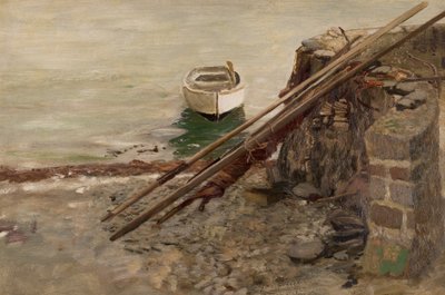 Study in a Harbour by Charles Napier Hemy