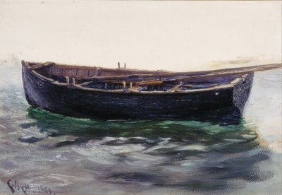 Study of Boat by Charles Napier Hemy